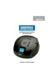 Daewoo International DBU-39 Manual De Instrucciones