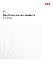 ABB IRB 6660 Especificaciones Del Producto
