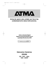 Atma CE3200 Manual De Instrucciones