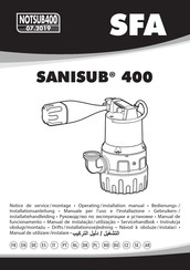 SFA SANISUB 400 Manual De Funcionamento