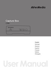 Avermedia Capture Box Manual Del Usuario