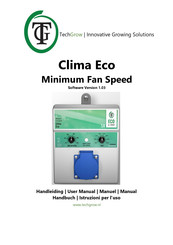 TechGrow Clima Eco Manual Del Usuario