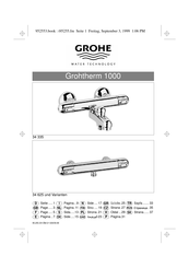 Grohe Grohtherm 34 625 Manual Del Usuario