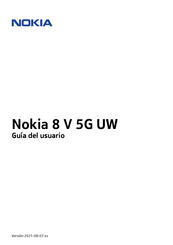 Nokia 8 V 5G UW Guia Del Usuario