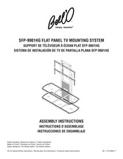 Bell'O SFP-9901HG Instrucciones De Ensamblaje