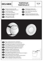 Delabie TEMPOFLUX 1 Manual De Instrucciones