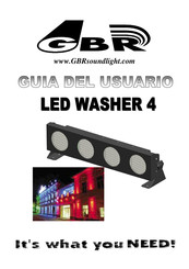 GBR LED WASHER 4 Guia Del Usuario