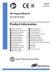 Ingersoll Rand 2661-6 Especificaciones Del Producto
