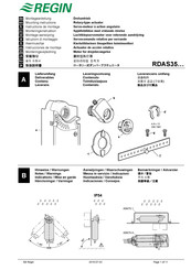 Regin RDAS35 Serie Instrucciones De Montaje