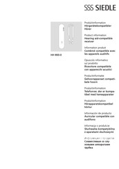 SSS Siedle HH 800-0 Informacion De Producto