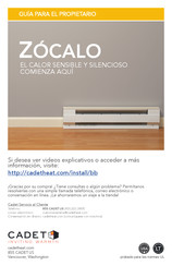 Cadet ZÓCALO Guía Para El Propietario