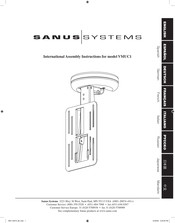 Sanus Systems VMUC1 Instrucciones De Montaje