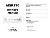 Sirius MSR170 Manual Del Usuario