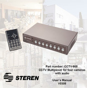 Steren CCTV-905 Manual Del Usuario