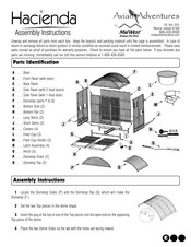 Midwest Avian Adventures Hacienda Instrucciones De Montaje