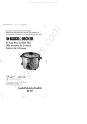 BLACK&DECKER RC865 Manual De Instrucciones