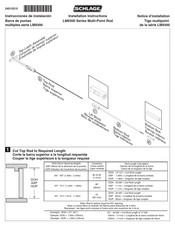 Schlage LM9300 Serie Instrucciones De Instalación