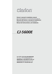 Clarion CJ-5600E Manual De Instrucciones Y De Instalación