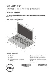 Dell Vostro V131 Información Sobre Funciones E Instalación