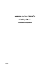 LARTET DC-21 Manual De Operación