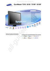Samsung SyncMaster 731BF Manual Del Usuario