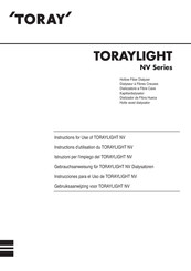 Toray TORAYLIGHT NV Serie Instrucciones Para El Uso