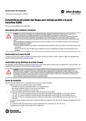 Rockwell Automation 6300B-PBDx Instrucciones De Instalación