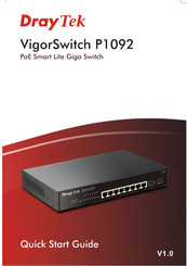 Draytek VigorSwitch P1092 Guia De Inicio Rapido