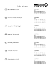 BRÖTJE UBS-F-WHB 14 Manual De Montaje