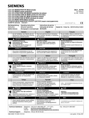 Siemens 3VL9-6CP30 Serie Instructivo