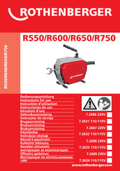 Rothenberger 7.2686 Instrucciones De Uso