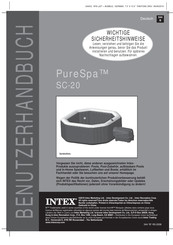 Intex PureSpa SPJ-H-20-1 Guia Del Usuario