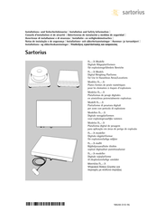 Sartorius IS12CCE-SX Advertencias De Instalación Y Medidas De Seguridad