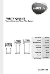 Brita PURITY Quell ST Manual De Instrucciones