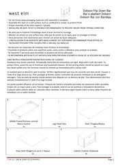 West Elm Dobson Instrucciones De Ensamblaje