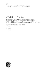 GE Druck PTX 661 Manual De Instrucciones