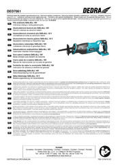 DEDRA DED7061 Manual De Instrucciones