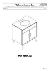 Williams-Sonoma Mid Century Instrucciones De Ensamblaje