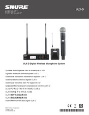 Shure ULX-D Instrucciones De Arranque Rápido