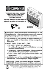 Procom Heating MN2PHG Manual De Instalación