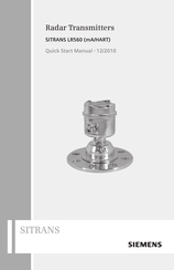 Siemens SITRANS LR560 Manual De Inicio Rápido