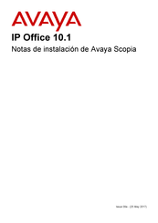 Avaya Scopia XT5000 Nota De Instalación