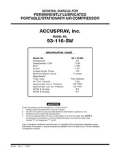 Accuspray 93-116-SW Manual General