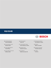 Bosch VLS 5140 Manual De Instrucciones