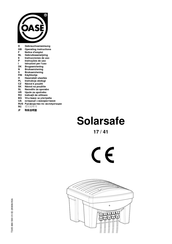 Oase SolarSafe 41 Instrucciones De Uso