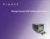 Rimage Everest 600 Printer Guia Del Usuario