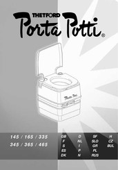 Thetford Porta Potti 145 Manual De Instrucciones