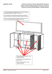 West Elm 5438874 Instrucciones De Ensamblaje
