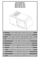 LIBRETTO F102 120 A TSL2 Montaje Y Modo De Empleo