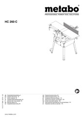 Metabo HC 260 C Manual Original